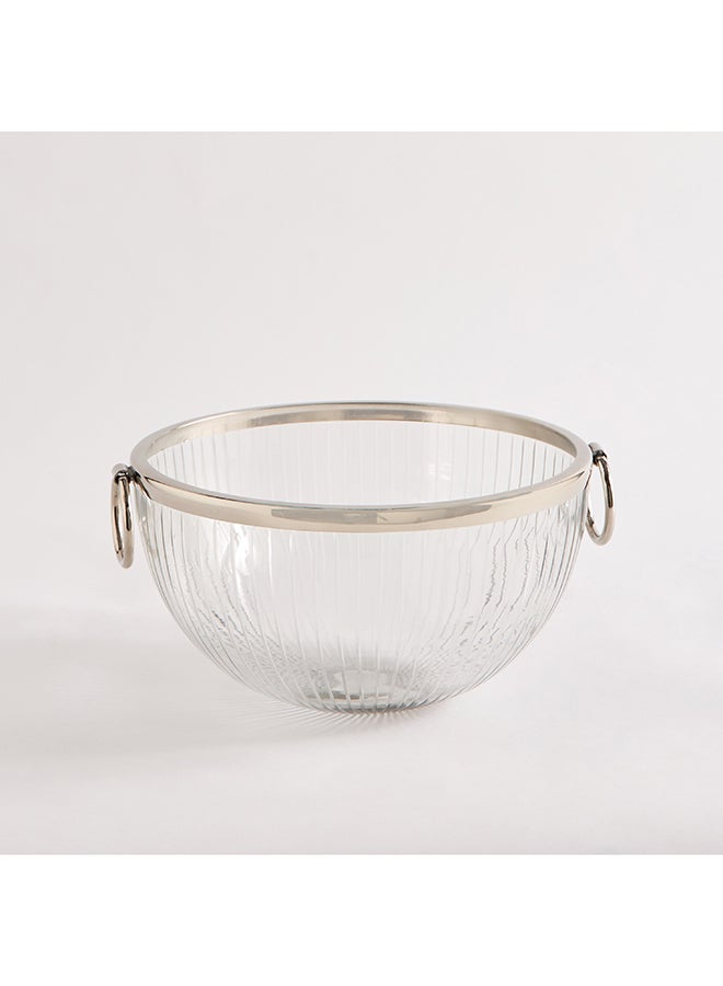 Home Box Glass Salad Bowl with Handles - Image 5